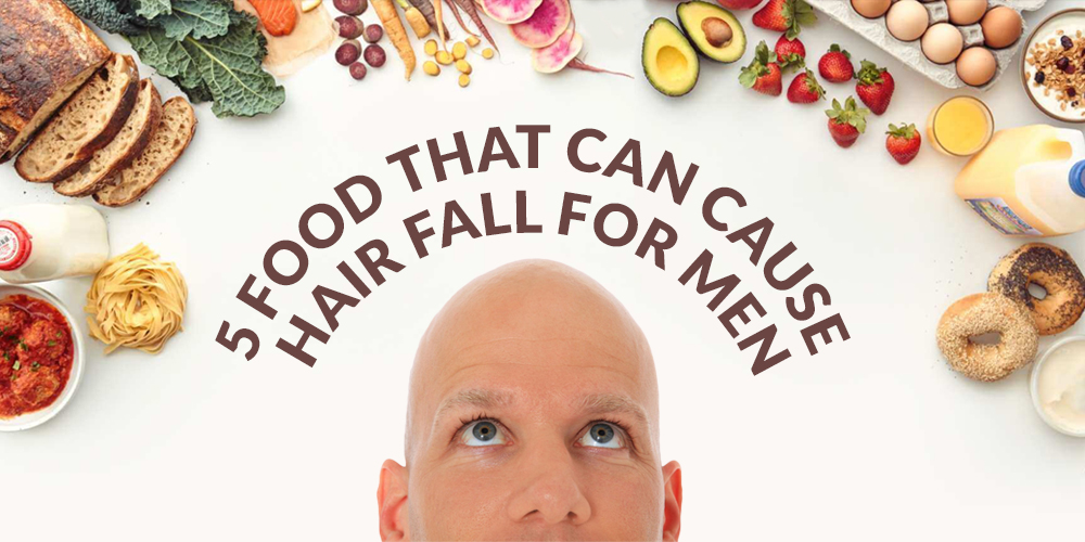 5 Food that can cause hair fall for men -